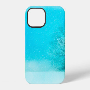 Coque iPhone 12 Texture de fond hiver