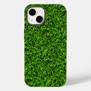 Coque Pour iPhone 14 Texture de photo d'herbe réaliste drôle vert brill