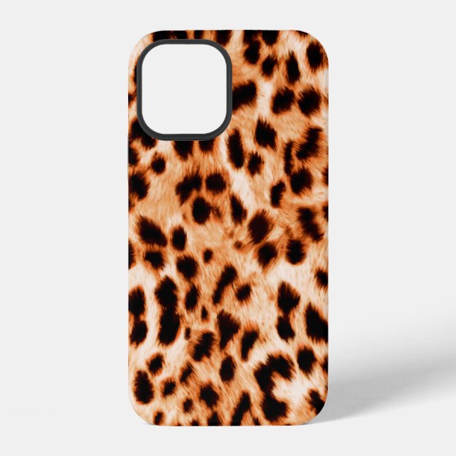 Coque iPhone texture Empreinte de léopard (Verso)