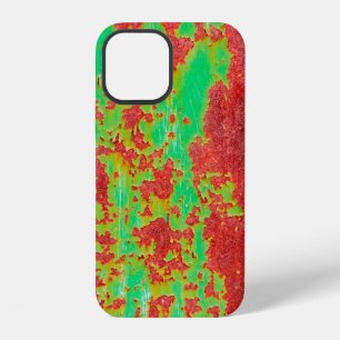Coque iPhone 12 Texture métallique avec égratignures et fissures e