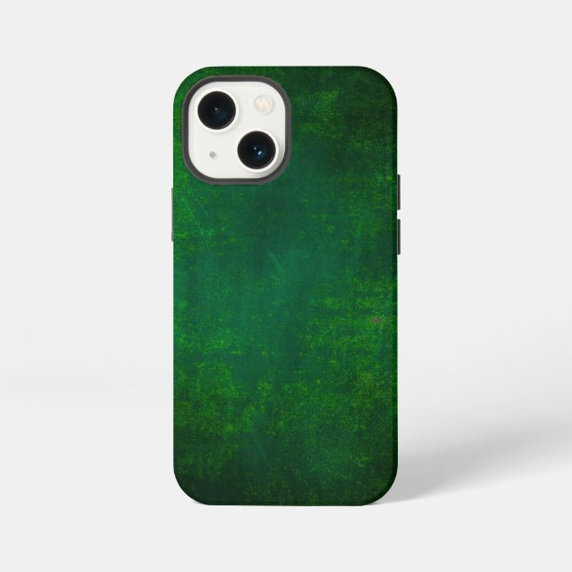 Coque iPhone texture vert grunge (Verso)