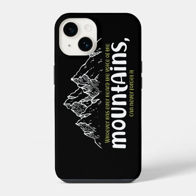 Coque iPhone The Voice of the Mountains (Verso)