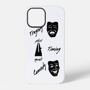 Coque iPhone 12 Théâtre de comédie + Timing = Tragédie