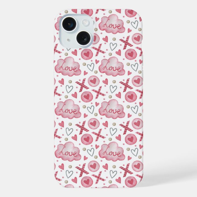 Coque iPhone Thème amour (Verso)
