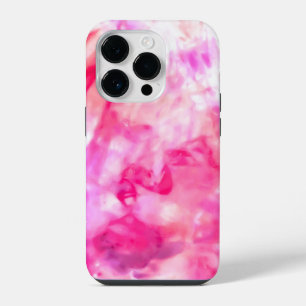 Coque Pour iPhone 14 Plus Tie-Dye Abstrait Néon Rose Violet Été Artistique
