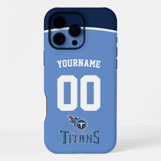 Coque iPhone 16 Pro Max Titans personnalisés Jersey Football américain