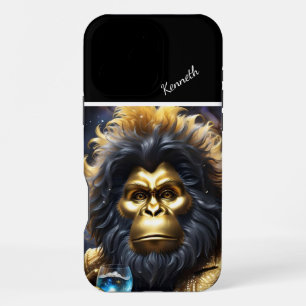 Coque iPhone 16 Pro Max Toast cosmique de Golden Ape