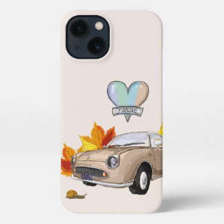 Etui iPhone 13 Topaz Mist Figaro phone case - telefoonhoesje