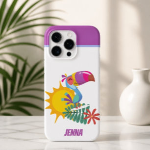 Coque iPhone 16 Pro Max Toucan Tropical Personnalisé