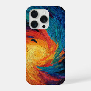 Tourbillon d'huile abstraite vibrant inspiré de Va