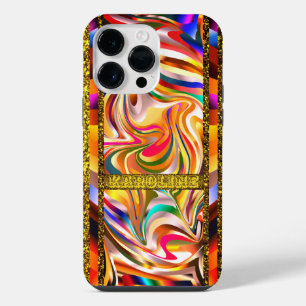 Coque Pour Pour iPhone 14 Pro Max Tourbillons de couleurs tendance