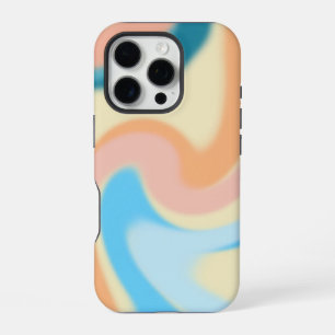 Coque iPhone 16 Pro Tourbillons Pastel