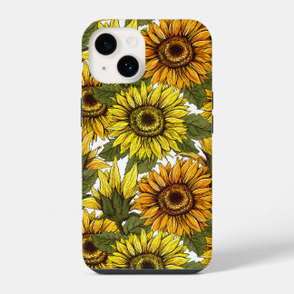 Coque Pour iPhone 14 Tournesol à main