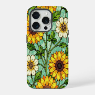 Tournesols fleur sauvage élégante trèfle verre tei