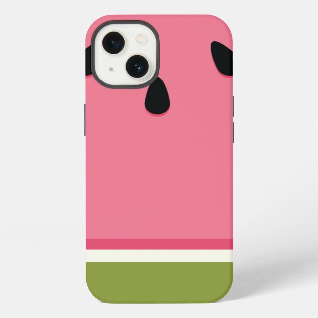 Coque iPhone Tranche de pastèque (Verso)