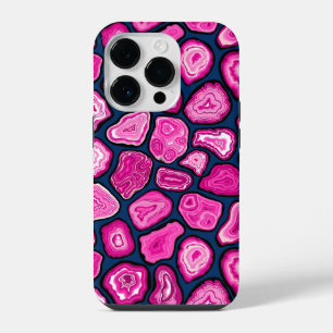 Coque Pour iPhone 14 Plus Tranches d'agate rose