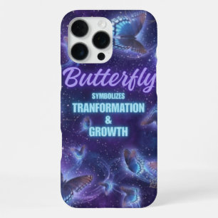 Coque iPhone 16 Pro Max Transformation et Croissance de Papillon Esthétiqu