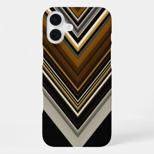 Coque iPhone 16 Plus Triangles modernes initiales abstraites et personn