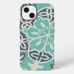 Etui iPhone 13 Tuile bleue I de batik