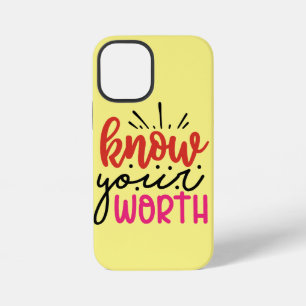 Coque iPhone 12 Mini Typographie des vibrations positives