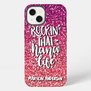 ETUI iPhone 13 TYPOGRAPHIE PERSONNALISÉE POUR NANAS ROCKIN'