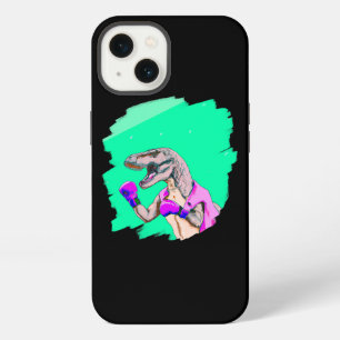 Etui iPhone 13 Tyrannosaurus Rex T Rex Boxe Drôle De Dinosaure
