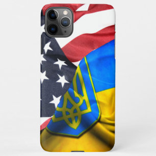 Coque iPhone 11Pro Max Ukraine Amérique amies pour toujours