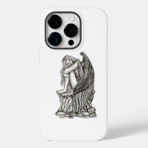 Coque Pour iPhone 14 Plus Un ange endormi sur la pierre