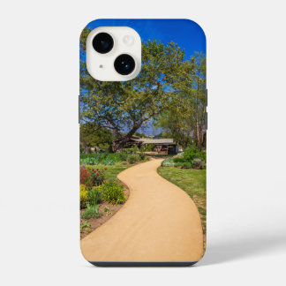 Coque Pour iPhone 14 un long sentier sinueux au Descanso Gardens