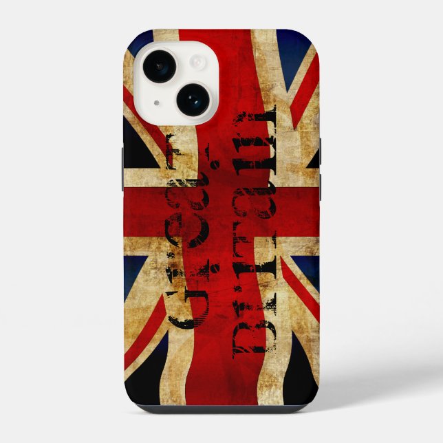Coque iPhone Union Jack (Verso)
