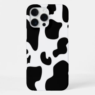 Coque iPhone 16 Pro Max Vache noire et blanche