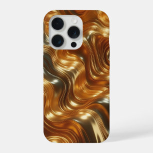 Vagues de liquide doré de luxe - Fluide métallique