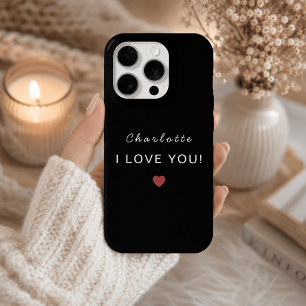 Valentine Personnalisé Moderne – Je T'Aime