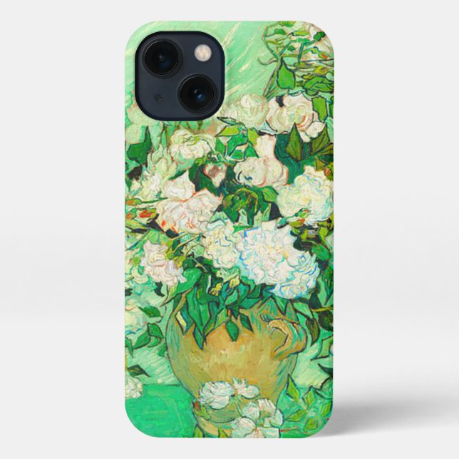 Coque iPhone Van Gogh White Roses (Verso)