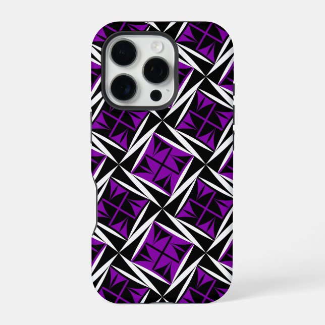 Coque iPhone Vents sacrés en pourpre (Verso)