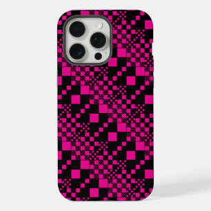 Vérifié, Chèques - Magenta et Noir