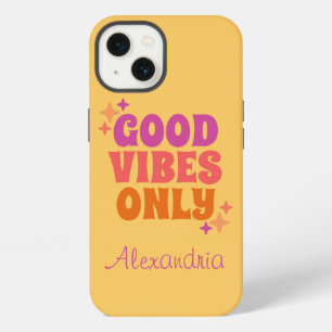 Etui iPhone 13 Vibes Jaunes Personnalisées