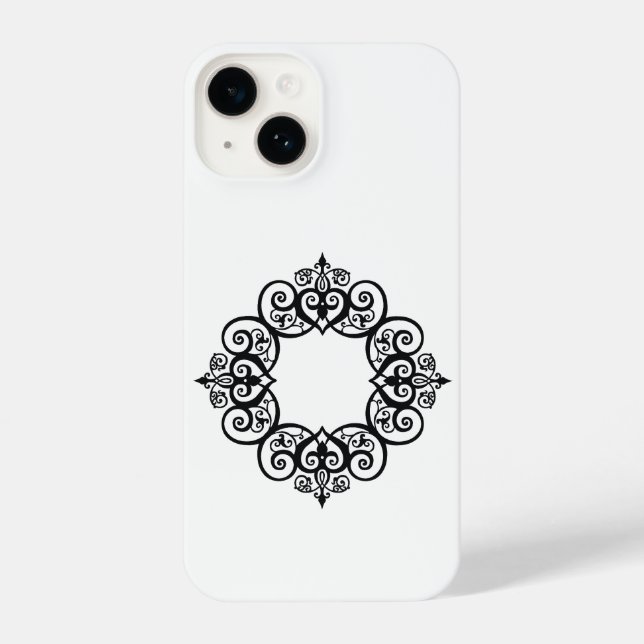 Coque iPhone Vintage Ornamental Frame (Verso)