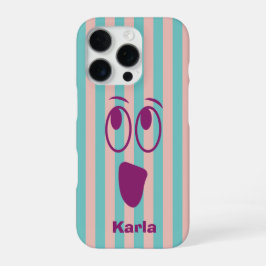 Coque iPhone 16 Pro Visage de Fantôme Amusant et Original