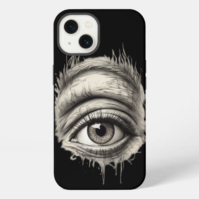 Coque iPhone Visualiser la couture dévoiler l'âme à travers l'o (Verso)