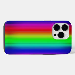 Coque Pour Pour iPhone 14 Pro Max Vivid Rainbow Paint Striline Motif
