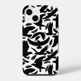Coque Pour iPhone 14 Vol des Aigles noirs.w Non BG