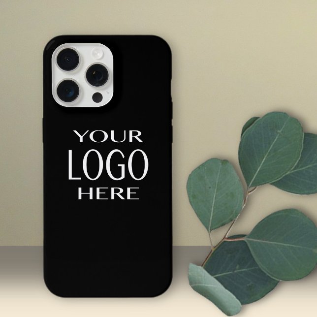 Coque iPhone Votre logo | Remplacement simple du logo (Créateur téléchargé)