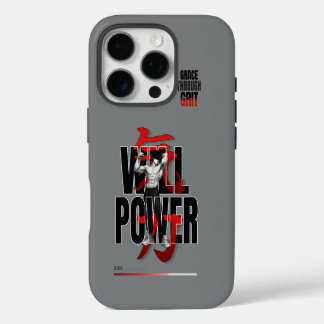 Coque iPhone 16 Pro VYTROS "VOLONTÉ" Ésthétique Fitness