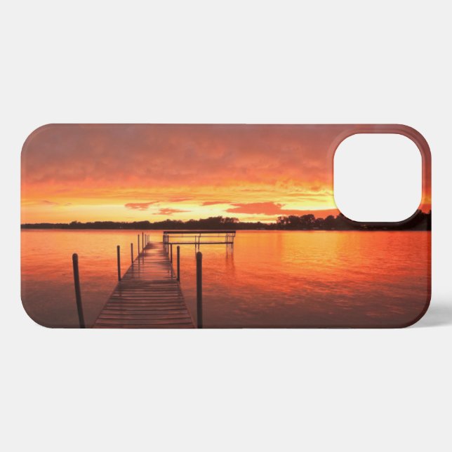 Coque iPhone Water | Lake Minnetonka, Minnesota (Verso Horizontal)