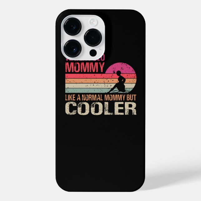 Coque iPhone Water Polo Maman Comme Une Maman Normale Mais Glac (Verso)