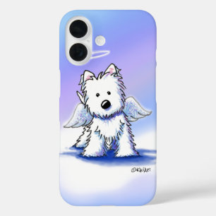 Coque iphone Westie KiniArt Angel