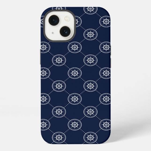 Coque iPhone Wheel Pattern de capitaines (Verso)