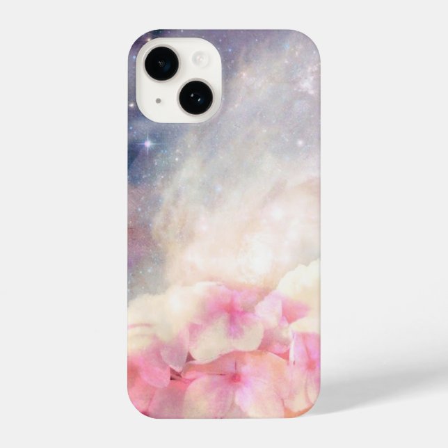 Coque iPhone Whimsical Magique Purple Flower Modifier (Verso)