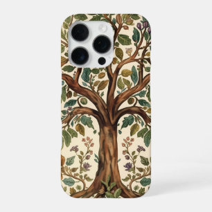 Coque iPhone 16 Pro William Morris Arbre De Vie Vintage Pré-Raphaélite